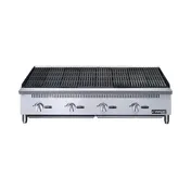 Dukers Appliance Co DCCB48 48" Countertop Gas Radiant Charbroiler, (4) Burners, 140.000 BTU 1 image