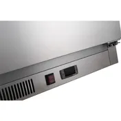 Dukers Appliance Co DPP70 70" Refrigerated Pizza Prep Table w/ 2 Doors, (9) 1/3 Size Pans  2 image