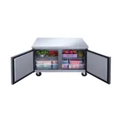 Dukers Appliance Co DUC60R 60" 2-Doors Undercounter Refrigerator, Stainless Steel, 15.53 cu. ft. 2 image