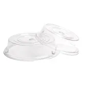 Cambro 1013CWNH152 Camcover, Clear Polycarbonate 10-13/16" Dia x 2-11/16" H, 210°F, Made in USA 1 image