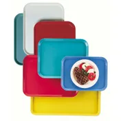 Cambro 1014CL161 Camlite Tray - Tan Rectangular Fiberglass, 10-5/8" x 13-3/4" Dishwasher Safe, NSF 1 image