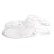 Cambro 1101CWNH152 Camcover - Clear PC Round 11" x 2-11/16" H, NSF Safe, 210°F Cart, Made in USA 1 image