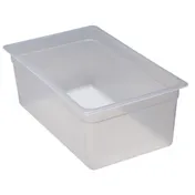 Cambro 18PP190 - Full-Size 8" Deep Translucent Polypropylene Food Pan, NSF 1 image