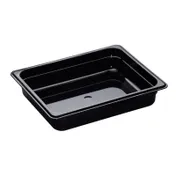 Cambro 22HP110 H-Pan 1/2 Size, 2-1/2″ Deep, Black Non-Stick, -40°F to 375°F, NSF 1 image