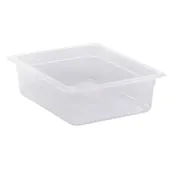 Cambro 24PP190 Food Pan - 1/2 Size, 4" Deep, Translucent Polypropylene, NSF 1 image