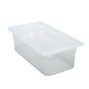 Cambro 30PPCH190 Food Pan Cover - 1/3 Size Handled Lid, Translucent PP, NSF 2 image