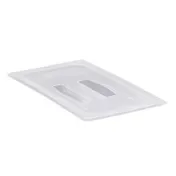 Cambro 30PPCH190 Food Pan Cover - 1/3 Size Handled Lid, Translucent PP, NSF 1 image