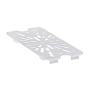 Cambro 30PPD190 Drain Shelf Pan, 1/3, Fits 32-34-36PP, Translucent Polypropylene, NSF 1 image