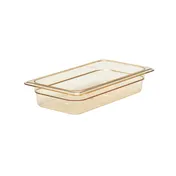 Cambro 32HP150 H-Pan 1/3-Size Pan, 2-1/2″ Deep, Amber Non-Stick, -40°F to 375°F, NSF 1 image