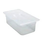 Cambro 34PP190 - 1/3 Size 4" Deep Translucent Polypropylene Food Pan, NSF 2 image