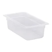 Cambro 34PP190 - 1/3 Size 4" Deep Translucent Polypropylene Food Pan, NSF 1 image