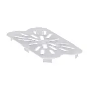 Cambro 40PPD190 Drain Shelf - 1/4 Size Clear PP Tray, Fits 42-, 44-, 46-PP Pans, NSF 1 image
