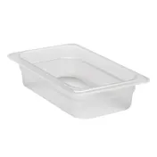 Cambro 42PP190 - 1/4 Size Polypropylene Food Pan, 2-1/2" Deep, Translucent, NSF 1 image
