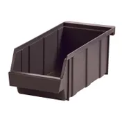 Cambro 5412CBP131 Condiment Organizer Bin, 5" W x 12" D x 4-1/4" H, Dark Brown Poly Plastic, USA Made 1 image