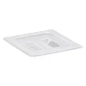 Cambro 60PPCH190 1/6 Size Handled Translucent Polypropylene Lid, NSF 1 image
