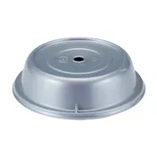 Cambro 9011CW486 Camcover Plate Cover, 10" Dia, 2-7/8" H, Silver PC, Dishwasher Safe, Carts 210°F 1 image