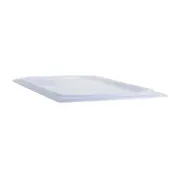 Cambro 90PPC190 Flat Translucent Polypropylene Food Pan Cover, 1/9 Size, NSF 1 image