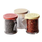 Cambro 96SKRC135 Shaker/Dredge, 10-11 oz Clear Poly Jar with Handle, Perforated Top - Made in USA 2 image