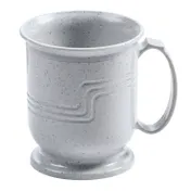 Cambro MDSM8480 8 oz Plastic Mug, 4-1/2" Dia x 4" H, Speckled Gray Polypropylene, Dishwasher Safe NSF 1 image