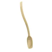 Cambro SPO10CW133 - 10" Buffet Spoon, 3/4 oz, 9-10" Beige Poly, Hanging Hole, NSF 1 image