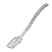 Cambro SPO10CW135 - Clear Polycarbonate Spoon, 10" Length, 3/4 Oz, Hanging Hole, NSF 1 image