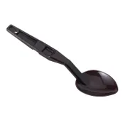Cambro SPO11CW110 Deli Spoon, 11" Poly Black, Notched Back, Hanging Hole, NSF 1 image
