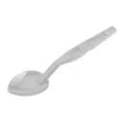 Cambro SPO11CW148 - 11" Deli Spoon, White Poly, Notch Back, Hang Hole, NSF 1 image