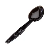 Cambro SPO13CW110 - Deli Serving Spoon, 13" Black Plastic, Back, Hanging Hole, NSF 1 image
