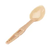 Cambro SPO13CW133 Deli Spoon, 13-14" Beige Polycarbonate, Notched Back, Hanging Hole, NSF 1 image