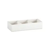 Cal-Mil 1246-15 Plastic Compartment Tray, 9.5" W x 4.375" D x 2.125" H, Food-Safe Plastic 2 image