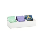 Cal-Mil 1246-15 Plastic Compartment Tray, 9.5" W x 4.375" D x 2.125" H, Food-Safe Plastic 1 image