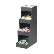 Cal-Mil 1261 Classic Condiment Display, 6.5"W X 12"D X 20.5"H, 4-Tier (4) Compartments 1 image