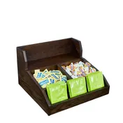 Cal-Mil 2019-112 Heritage Condiment Station, 14.5" X 15" X 9.25"H (3) Section 1 image