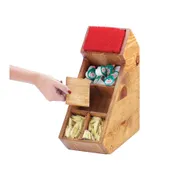 Cal-Mil 2052-99 Madera Stir Stick & Organizer/Display, 6"W X 13"D X 15"H (6) Section 2 image