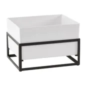 Cal-Mil 22020-10-13 Ice Housing, Rectangular 12.25"W x 9.5"D x 8.5"H, Metal, Melamine Ice Pan 1 image