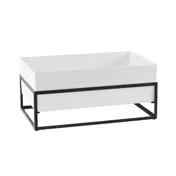 Cal-Mil 22020-12-13 Monterey Ice Housing 20-1/4"W x 12-1/4"D x 9-1/4"H Metal Melamine Ice Pan 1 image