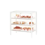 Cal-Mil 22023-26-15 Display Riser, 26.25"W x 14"D x 26"H, White Metal 20-29"W 17"+H 10-19"D 3-4Steps 1 image