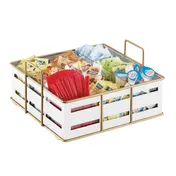 Cal-Mil 22093-15 Organizer, 11.75"W X 11.5"D X 6"H, Square (9) Section 1 image