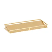 Cal-Mil 22621-4-116 3 Jar Display, 13.5"W X 5"D X 4.75"H, Holds (3) 16 Oz. Round Glass Jars 1 image