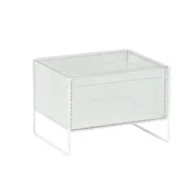 Cal-Mil 22907-10-15 Juno Ice Box Beverage Tub, 13" W x 10" D x 9.5" H, White Metal Construction 2 image