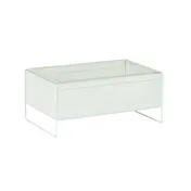 Cal-Mil 22907-12-15 Juno Ice Box, 21" W X 13" D X 9" H White Metal Tub With Water Pan And Liner 2 image