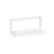 Cal-Mil 23420-2-15 Juno Metal Merchandiser, 25"W X 10"D X 12"H (2) Tier, White Metal Construction 2 image