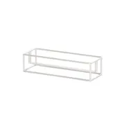 Cal-Mil 23747-3-49 3 Jar Holder, 12.5" W X 4.5"D X 3"H, Chrome-Plated Wire 2 image