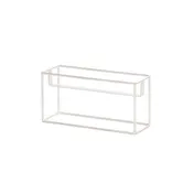 Cal-Mil 23747-6-49 3 Jar Holder, 12.5"W X 4.5"D X 6"H, Chrome-Plated Wire 2 image