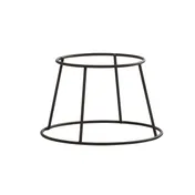 Cal-Mil 23748-13 Madison Tower Stand, 11.25" W/D x 7" H, Black Metal Base 1 image