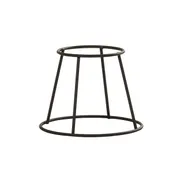 Cal-Mil 23749-13 Madison Tower Stand, 9.25" W x 9.25" D x 7" H Black Metal Riser, 5"-9", 5"-10" 1 image
