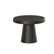 Cal-Mil 23755-107-13 Pedestal Stand, Black Melamine, 10.25" Diameter x 7.5" Height, Dishwasher Safe 2 image