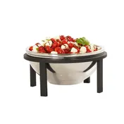 Cal-Mil 23761-13 Stand For Stainless Bowl, 12"W X 12"D X 7"H, Designed To Fit Cold Bowl 1 image