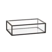 Cal-Mil 23805-12-13 Ice Housing - 12" W x 20" D x 7" H Black Powder-Coated Metal, Water Pan & Liner 2 image