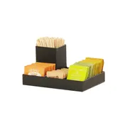 Cal-Mil 23818-13 Classic Packet Holder, 8.75"W X 6"D X 4.25"H, Plastic, Black 1 image
